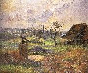 Camille Pissarro scenery oil painting